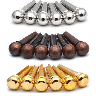 Đàn Guitar Cầu Chân Phụ Kiện 6 Chiếc Đồng Đàn Guitar Cầu Chân Dây Đinh Tán Cho Dân Gian Acoustic Đàn Guitar Thay Thế