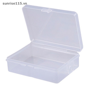 Hộp đựng nhựa trong suốt SSVN 9cm * 6,5cm * 3cm Hình vuông trong suốt đa năng.