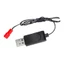 Dây sạc USB WU 62cm hoặc 64cm cho 3 7V Lithium với 4 loại Cắm tính năng cho máy bay và đồ chơi UAV