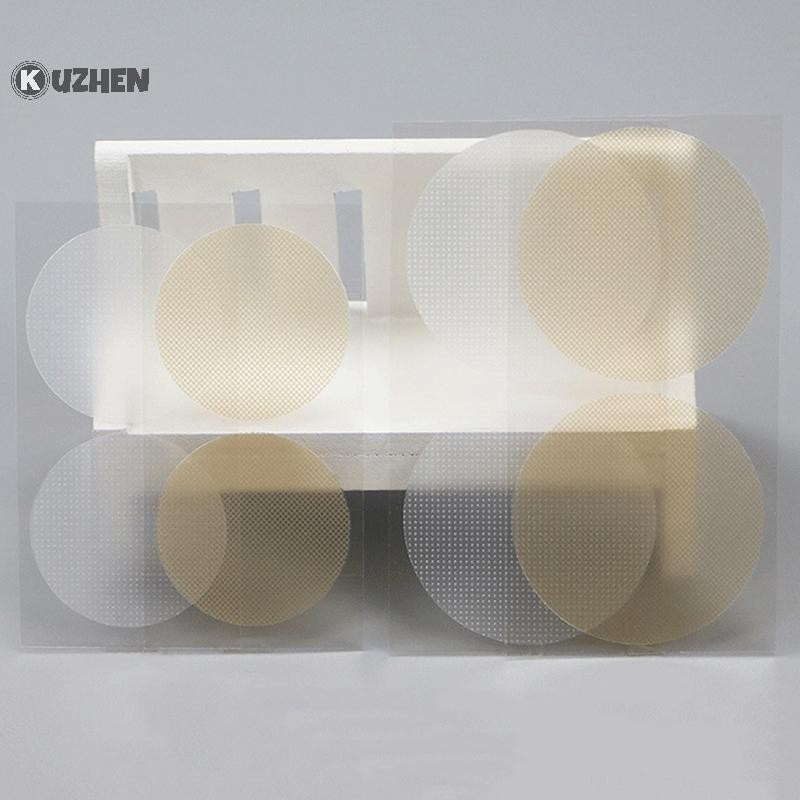 Kuzhen 10 Chiếc Nam Núm Vú Bao Vô Hình Nâng ngực Áo Ngực Chạy Bảo Vệ Núm Vú Miếng Dán HOT