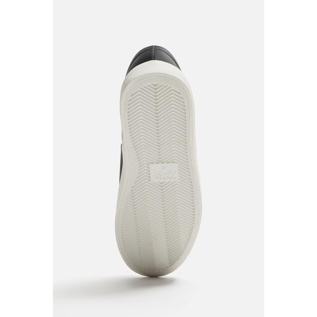 [Chính hãng] Giày sneaker slip on Zara chính hãng Black White Classic - Đen trắng Dáng cổ điển