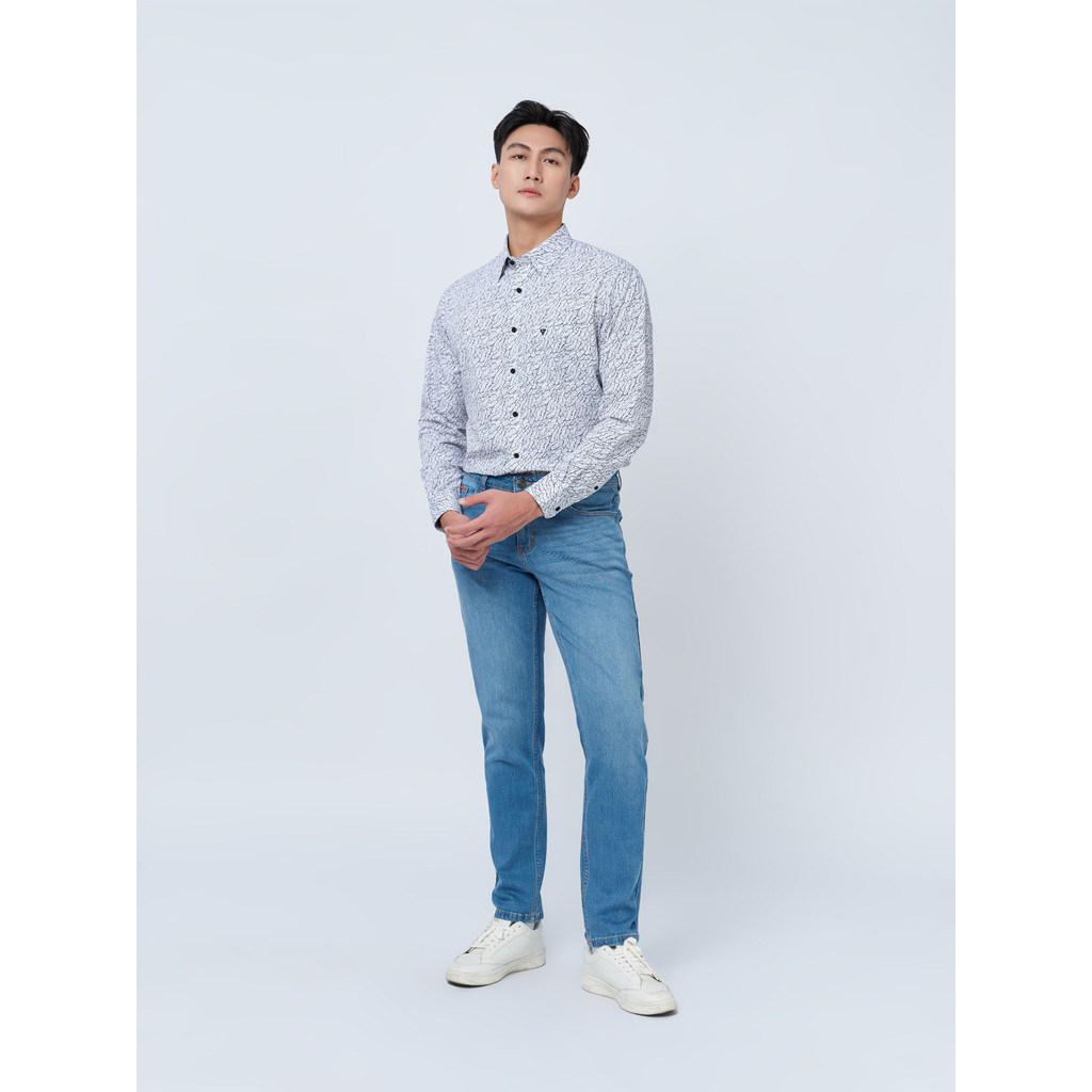 Quần Jean dài VIETTIEN SMART CASUAL vải Cotton form REGULAR FIT VT00000339
