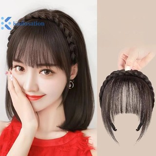 Kudosation Tóc Giả Không Khí Nổ Tự Nhiên Vô Hình Thẳng Nổ Liền Mạch Tự Nhiên Trán Giả Nổ Kiểu Tóc Dụng Cụ
