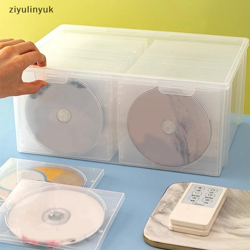 Ziyulinyuk Trong Suốt Và Chống Bụi CD Hộp Bảo Quản DVD Gia Đình Đĩa CD Album Truyện Tranh Tổ Chức Hộp Bảo Quản Kệ Có Nắp Chụp EN