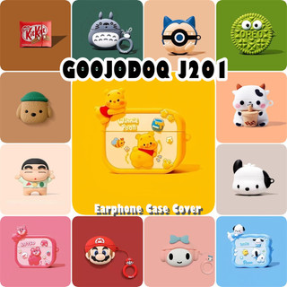 [imamura] Dành Cho GOOJODOQ J201 Vỏ Silicon Mềm Chống Rơi Hoạt Hình Vỏ Tai Nghe NO.2