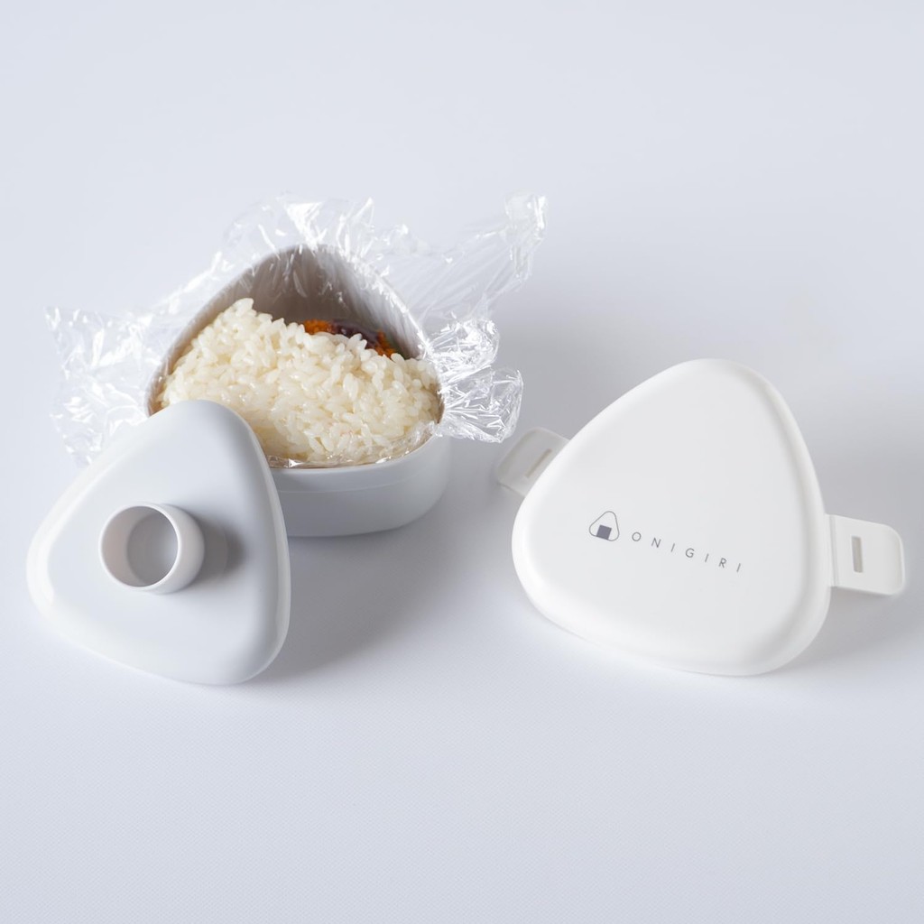OSK Non-Pressed Rice Ball Case 290ml with Mold Microwave Safe Cute Stylish Eco-Friendly Lunch Box LS-20 Direct From Japan