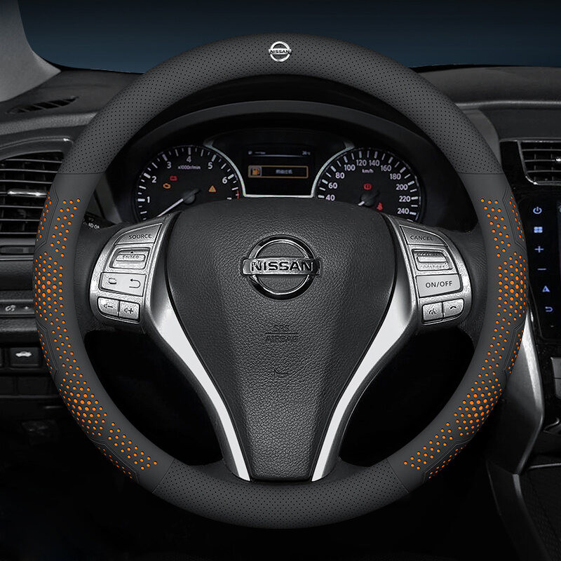Bọc vô lăng ô tô siêu mỏng, da siêu mỏng chống trượt và thấm mồ hôi cho Nissan Nismo Sentra Skyline n16 R34 X Trail Teera Navara Kick March Tiida Sylphy Note