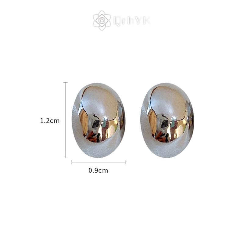 Qrhyk Đơn Giản Hạt Đậu Hình Hợp Kim Đồng Thả Bông Tai Nữ Hàn Quốc Bông Tai Trang Sức Thời Trang Goth Đảng Bé Gái Phụ Kiện Mới