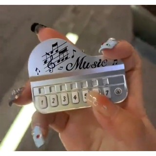 Mới Mini Piano Điện Tử Đàn Organ Móc Khóa Có Thể Chơi Ngoại Hình Cao Cấp Túi Đồ Chơi Chìa Khóa Ô Tô Mặt Dây Chuyền Tinh Tế Quà Tặng