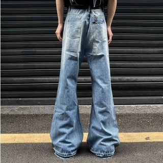 Quần nam EERSHENSHI kiểu Mỹ retro rách quần jean micro-lapped