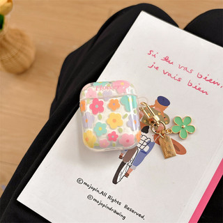 Hoa thanh lịch đầy màu sắc cho Airpods 1 / 2 3 Pro Pro Pro2 Airpods4