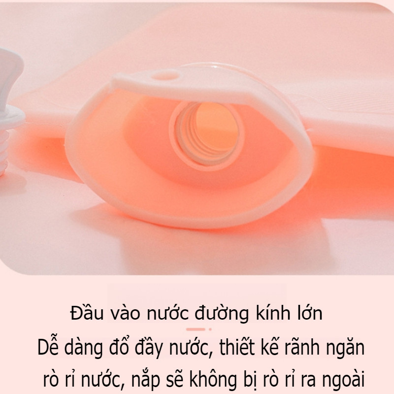 Túi sưởi chườm nóng lạnh nhựa PVC dày,hình cá mập đáng yêu,Túi giữ nhiệt làm ấm tay cho mùa đông hình cá ngộ nghĩnh