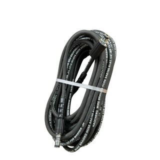Dây rửa xe cao áp LÕI THÉP 10m,15m,20m dùng cho máy rửa áp lực - Ren trong 22mm