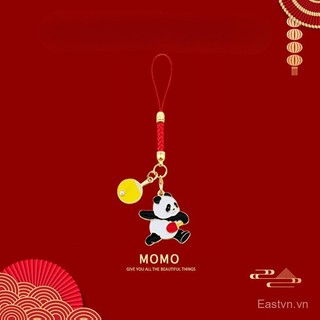 [Keychain] Móc khóa Panda vợt bóng bàn, quà tặng mùa tốt nghiệp cao cấp, quà lưu niệm văn hóa và sáng tạo cho học sinh tiểu học, mặt dây chuyền nhỏ tinh tế 0LTW