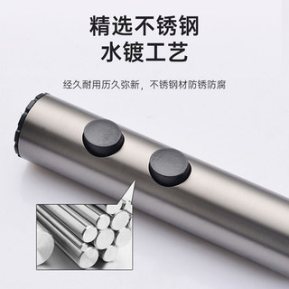 [Bộ sưu tập 48k người] Súng xịt bồn cầu, súng phun rửa, phụ kiện tắm, súng phun nước áp lực cao màu xám, vòi kéo dài