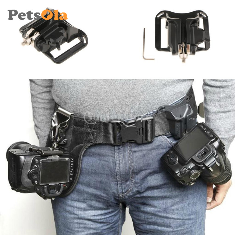 Kẹp gắn thắt lưng tải nhanh mạnh mẽ cho máy ảnh DSLR Canon Nikon