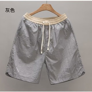 Quần short phối màu mùa hè Quần short nam mới hợp thời trang Thể thao dáng rộng thông thường