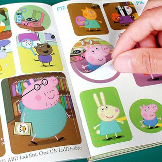 Peppa Pig / Peppa Pig Trẻ Em Hoạt Hình Miếng Dán Sách Dán Dán Sách Bé Dán Giấy Giáo Dục Sớm Đồ Chơi Giáo Dục Quà Tặng Ngày Trẻ Em