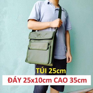 combo túi đồ nghề 25cm+ túi đeo hông cao cấp, túi đựng đồ nghề cho thợ điện, thợ mộc, điện lạnh