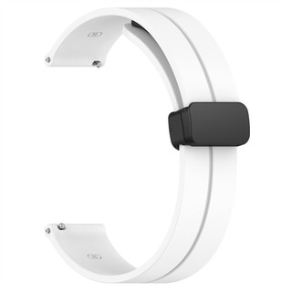 20mm 22mm Strap For Samsung Galaxy watch 3/4/5/6/7/FE/classic/Pro/Gear s3 40 44mm Silicone correa Magnetic Huawei GT 2e 3 4 band