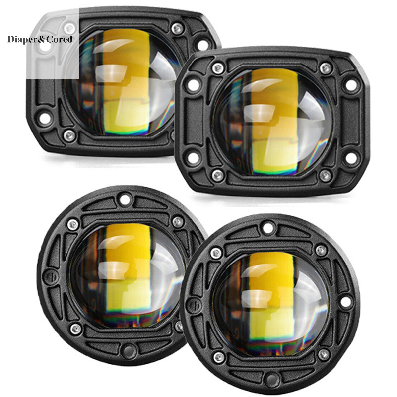 Đèn làm việc ống kính LED 3 Inch 8D DIAPER & CORED 40W Đèn sương mù 3 ...