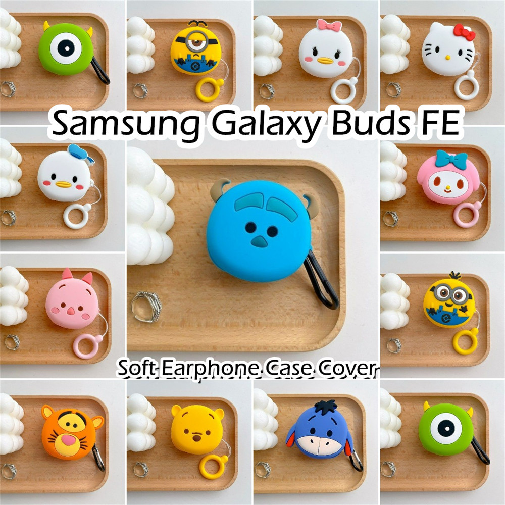 [Ngôi sao tương lai] Dành cho Ốp lưng Samsung Galaxy Buds FE Phim hoạt hình thú vị Vỏ tai nghe silicon mềm Vỏ bọc NO.1