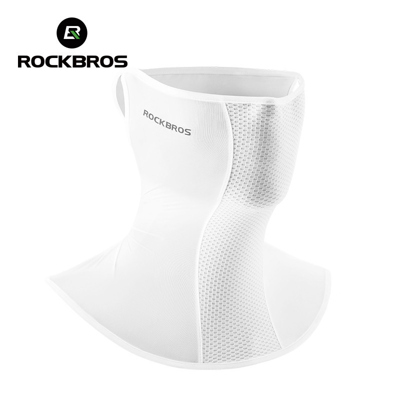 ROCKBROS Ice Silk Mask Treo Tai Chống Tia UV UPF50 + Khăn Xe Đạp Xe Máy Thoáng Khí Mặt nạ Chống Nắng Ngoài Trời Thể Thao