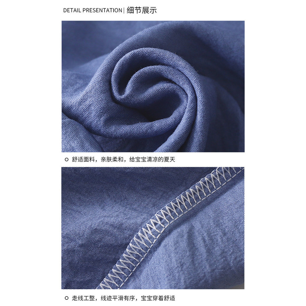 Trẻ Em Hoạt Hình Thường Ngày Quần Muỗi Mùa Hè Mỏng Phong Cách Giả Quần Jean Thoải Mái Thoáng Khí Thoáng Khí Màu Trơn Thời Trang Phù Hợp Với Quần 90-150 Kích Thước YN0X
