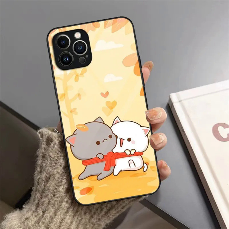 BK-1 Dễ Thương BuBu DuDu Ốp Lưng Điện Thoại Kính Cường Lực Cho IPhone 17,15 14 11 12 13 Pro XS Max Plus Mini X XR 8 7 6s SE2020 Cover 0728