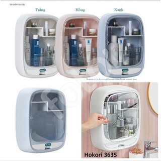 Tủ Dán Tường Hokori Có Nắp Chống Nước, Đựng Đồ Mỹ Phẩm Treo Tường, Tủ Thuốc Dán Tường 3635