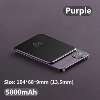 [JLK] Sạc nhanh không dây từ tính 15W cho iPhone 17 Air 16 15 14 13 12 Pro Max sạc dự phòng xiaomi ,S25 Edge S24 Ultra, v.v. Bộ pin ngoài Powerbank Bộ sạc di động