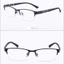 Kính râm RTJIFSS UV Shades, Kính cận thị màu đen + xanh hình chữ nhật, Sức mạnh cổ điển: -0 ~ -4.0x PC Nhựa nửa khung chống mỏi mắt đọc sách