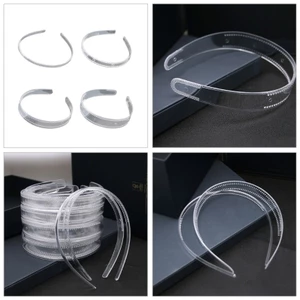 GODD Trơn Rộng Mỏng Băng Đô Cô Dâu Răng Mũ Đội Đầu Cho Đám Cưới Ảnh Đạo Cụ Rõ Ràng Trơn Băng Đô Răng Tay Cầm