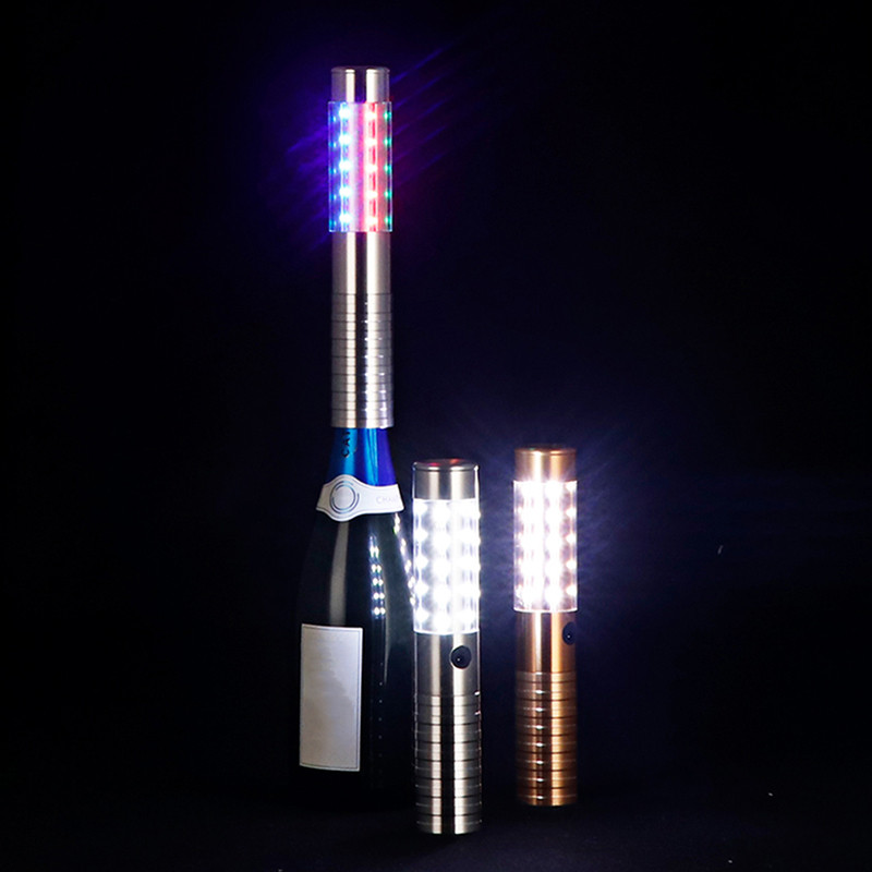 Cminyp LED nhấp nháy cho dịch vụ chai rượu sâm panh VIP Đèn pin cầm tay Sparkler Glory