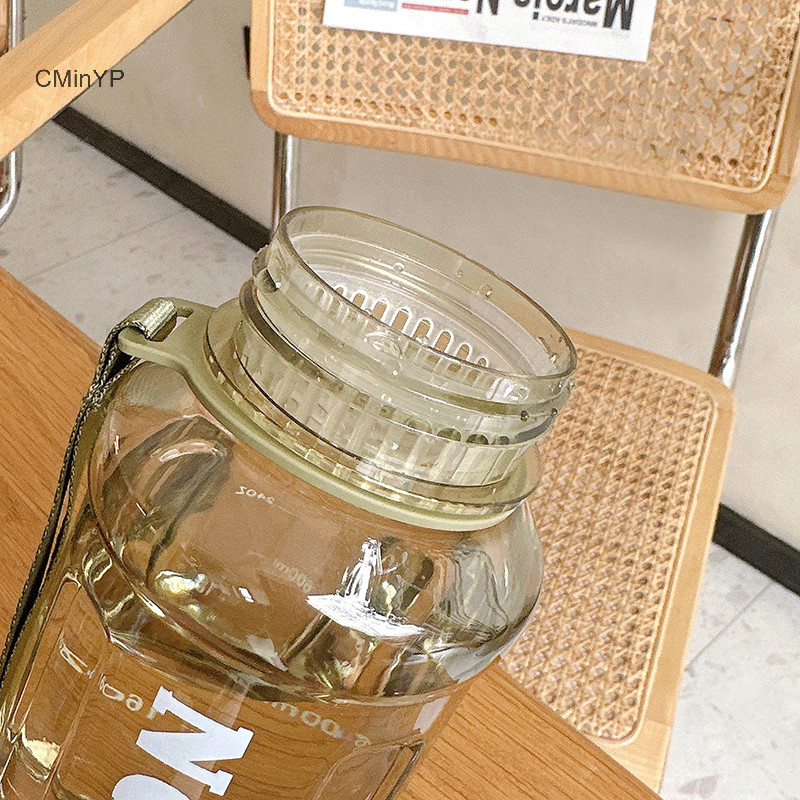 Cminyp 850 / 1000 / 1300ml Bình Nước Dung Tích Lớn Tập Gym Tập Thể Dục Bình Uống Ngoài Trời Cắm Trại Leo Núi Đi Bộ Đường Dài Thể Thao Ấm Siêu Tốc Thời Trang Vinh Quang