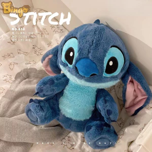 【Bingo】Đồ chơi nhồi bông, Stitch, bầu trời đầy sao dễ thương, mềm mại, cỡ cực lớn, gối đi kèm búp bê ngủ, quà tặng độc đáo (0306)