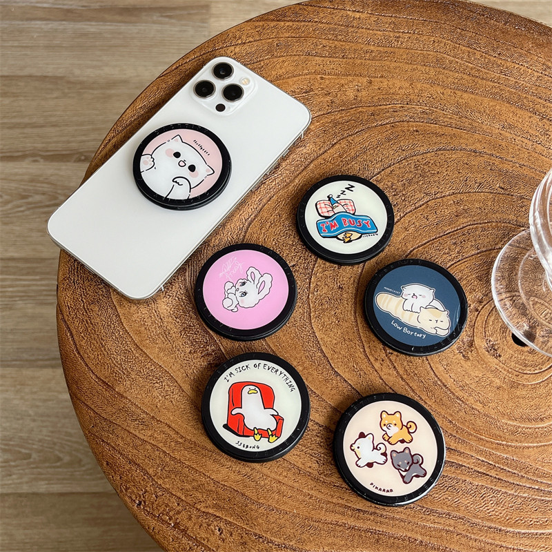 Ssebong Duck & Cat & Fox & Rabbit Snappy Grip Stand SnappyTM Đế kẹp gương Tương thích từ tính