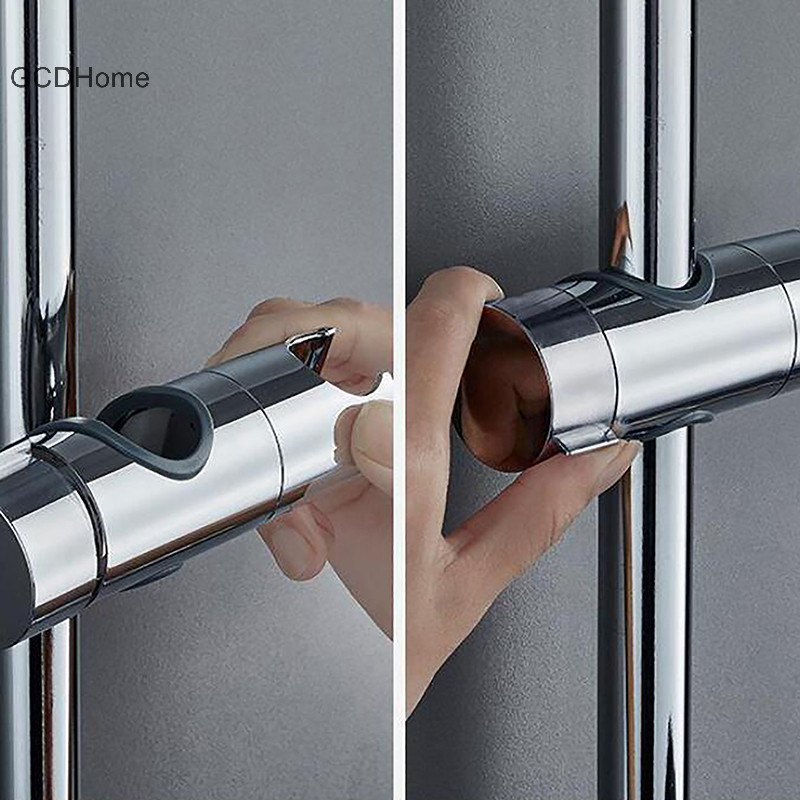 Phụ kiện phòng tắm GCDHome 360° Xoay 18-25mm Giá đỡ vòi hoa sen có thể điều chỉnh Giá đỡ vòi hoa sen Kẹp vòi hoa sen Đường ray trượt HOT