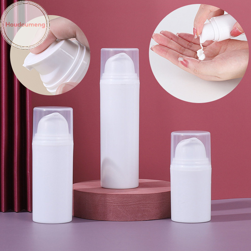 Houdumeng 15 / 30 / 50ml Chai bơm không khí rỗng Lotion Hộp đựng mỹ phẩm chân không Phụ nữ Trang điểm Du lịch Chai nhũ tương VN