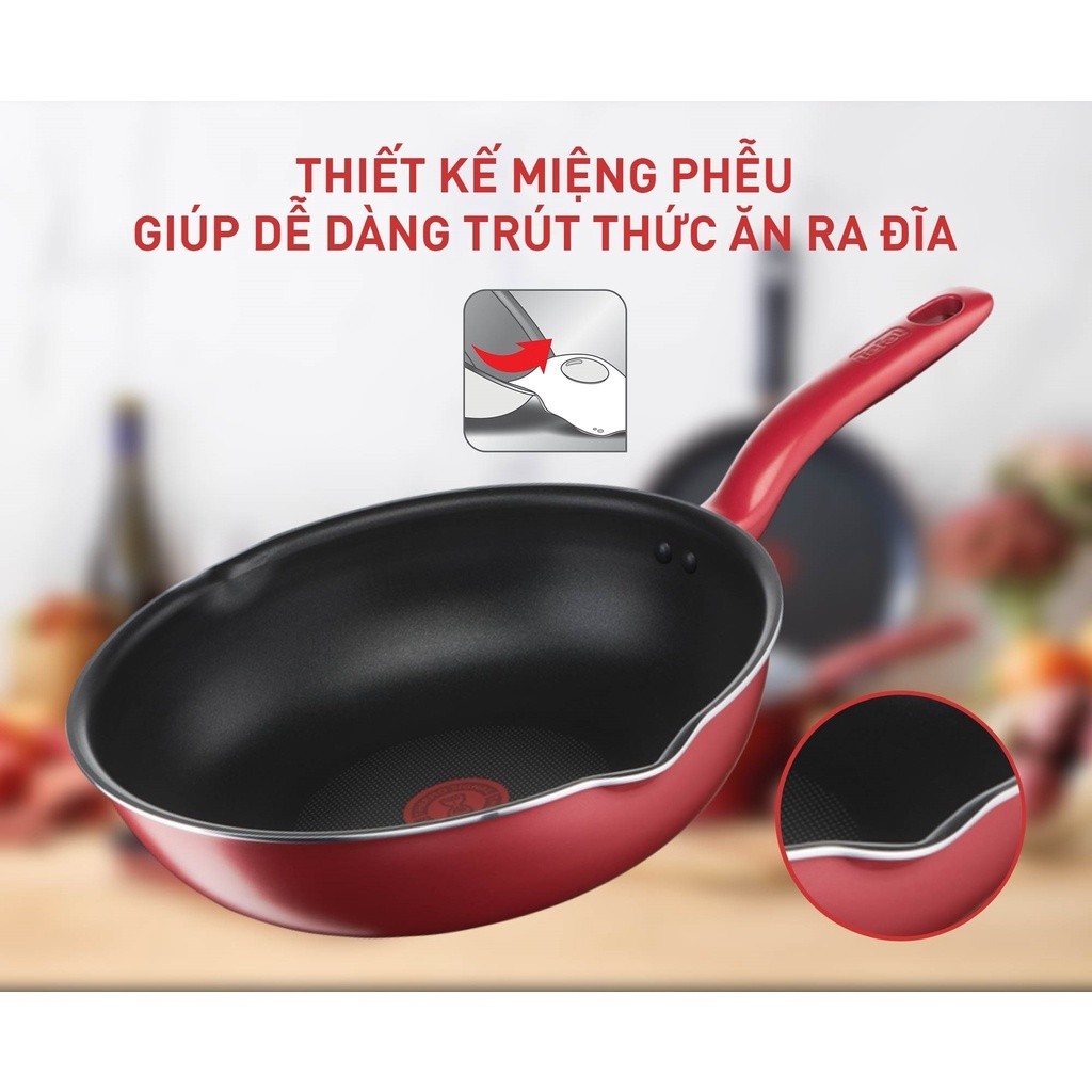 Chảo chiên chống dính sâu lòng Tefal So Chef 24cm (G1358495) - Bảo hành chính hãng 24 tháng