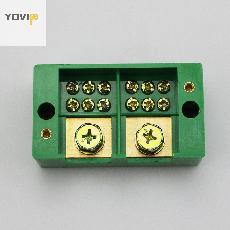 Hộp đầu cuối dây YOVIP Một pha 2 trong 6 / 8-OUT FJ6 / JHD Khối đầu cuối kết nối dây gia đình VN