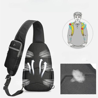 Chống Trộm Chống Thấm Nước Đeo Vai Ba Lô Sling Ngực Đeo Túi Bao Gói Ba Lô Xe Đạp Thể Thao Mang Theo Túi Cuối Tuần