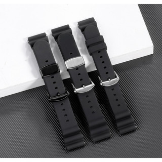 Dây đeo đồng hồ silicon cao su thợ lặn 20mm 22mm Dây đeo đồng hồ phát hành nhanh cho Seiko 5 SKX007 SKX009 Vòng tay TUNA Giá đỡ kim loại Dây đeo đồng hồ lặn chống nước Nam Nữ