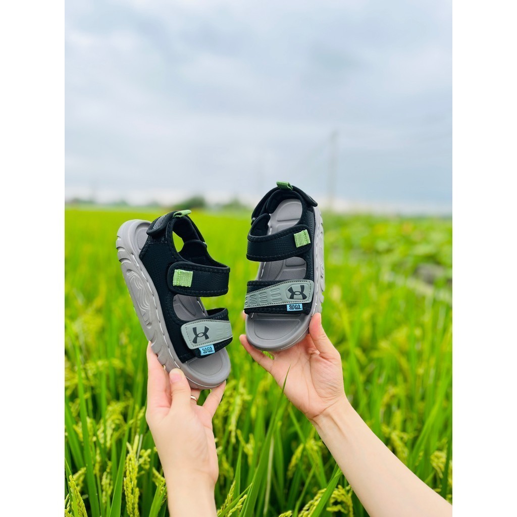 sandal cho bé trai dép quai hậu cho bé gái đi hoặc nhẹ êm chân kiểu dang thể thao năng động khâu đế QCCC có hộp A7B7