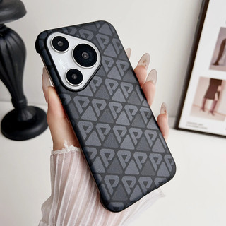 [Jlk] Ốp lưng không khung họa tiết da sang trọng cho Huawei Pura 70 Pro Vỏ không viền tản nhiệt cứng siêu mỏng