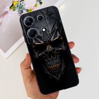 Ốp Chống Sốc Cho Infinix Note 30 Pro X678B Ốp Lưng Họa Tiết Thoáng Mát Mềm TPU Màu Đen Vỏ Điện Thoại Cho Infinix Note 30 Note30 5G Vỏ