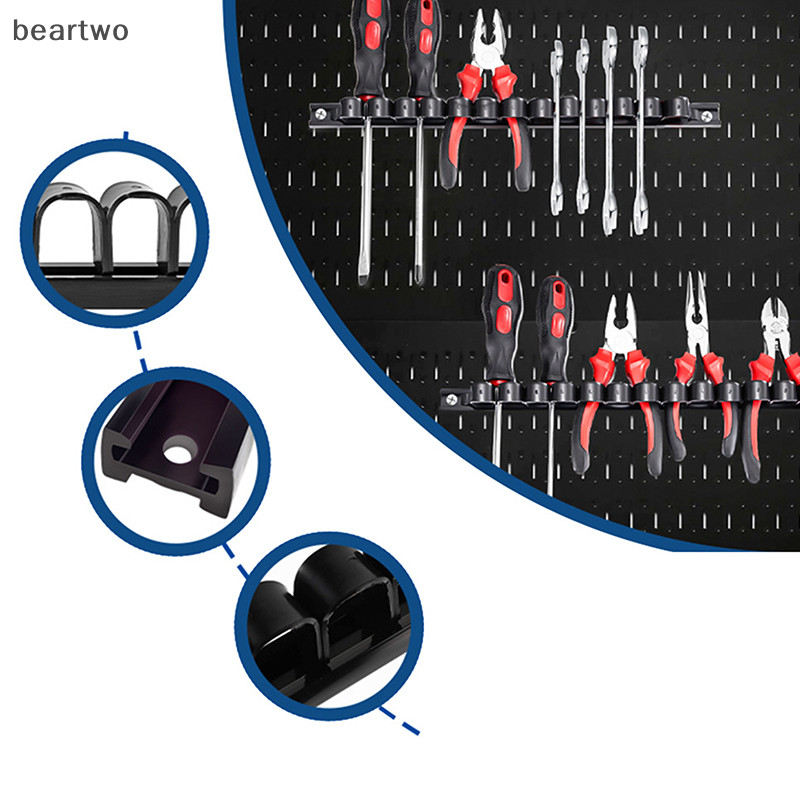 < Beartwo > Dụng cụ sắp xếp tuốc nơ vít Giá đỡ dụng cụ treo tường cho phụ tá Cờ lê Kìm tuốc nơ vít Tổ chức Giá trưng bày Đẹp