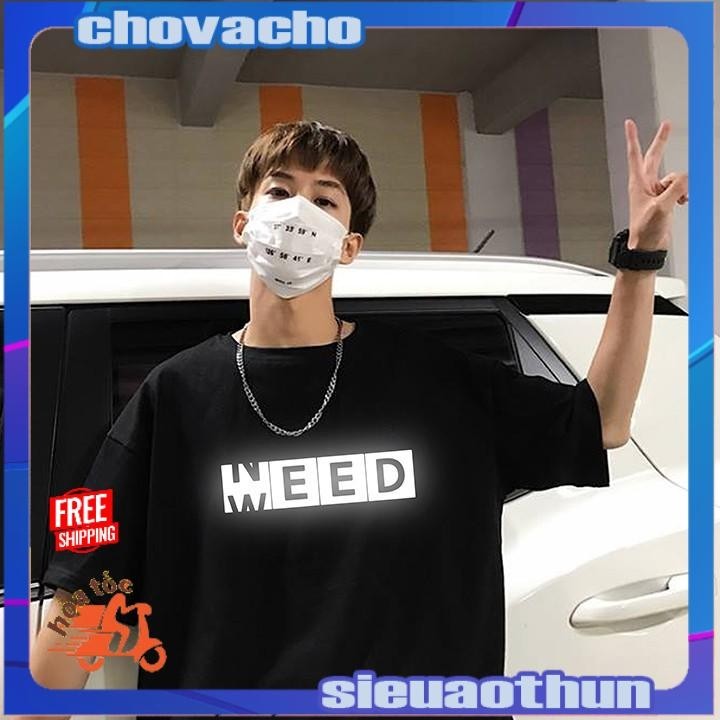 Áo thun Stee Cổ tròn Phản quang NEED ICVCVNI Unisex