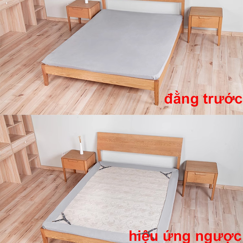 Dây Kẹp Cố Định Ga Trải Giường Chống Trượt,kẹp ga giường drap chống xê dịch ,Kẹp giữ kim loại，Thuận tiện và dễ sử dụng