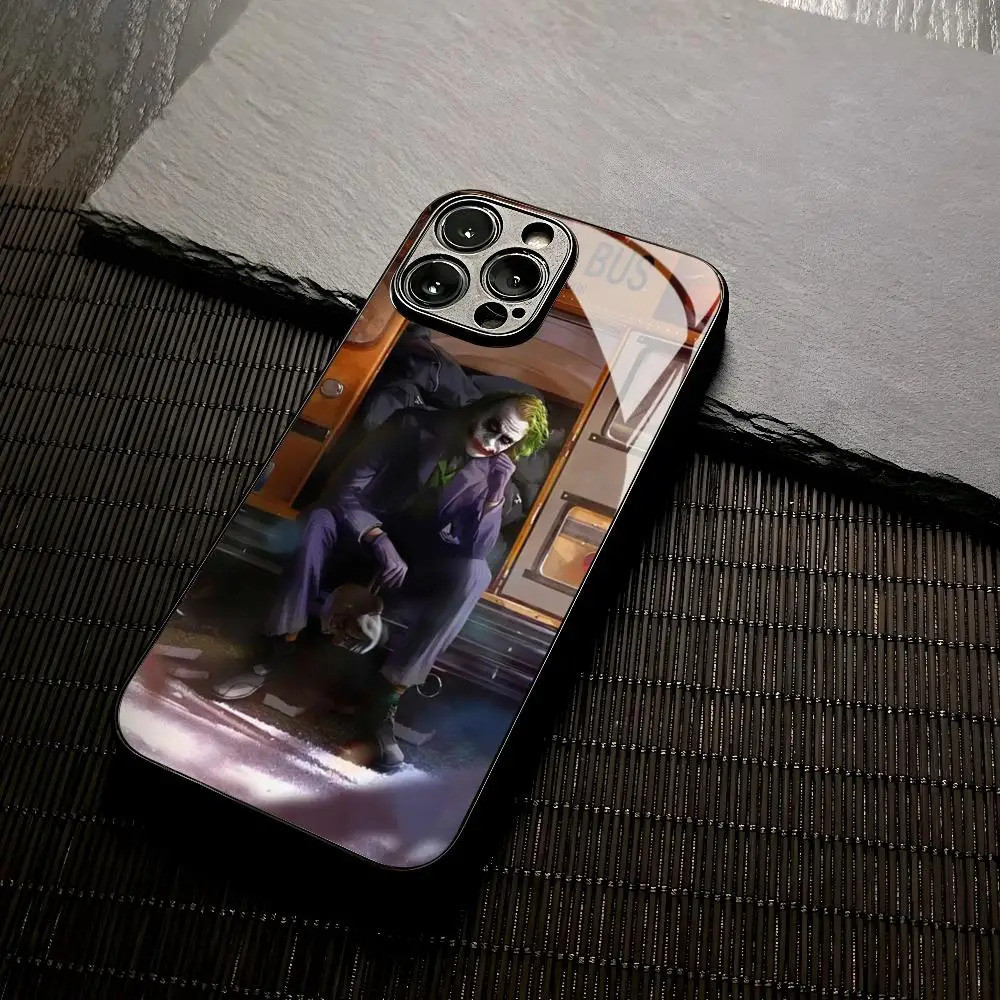 BK-1 Chú Hề Joker Ốp Lưng Điện Thoại Iphone 17,15 13 12 14 11 Pro Max Mini X Xr Xs 8 7 Puls Kính